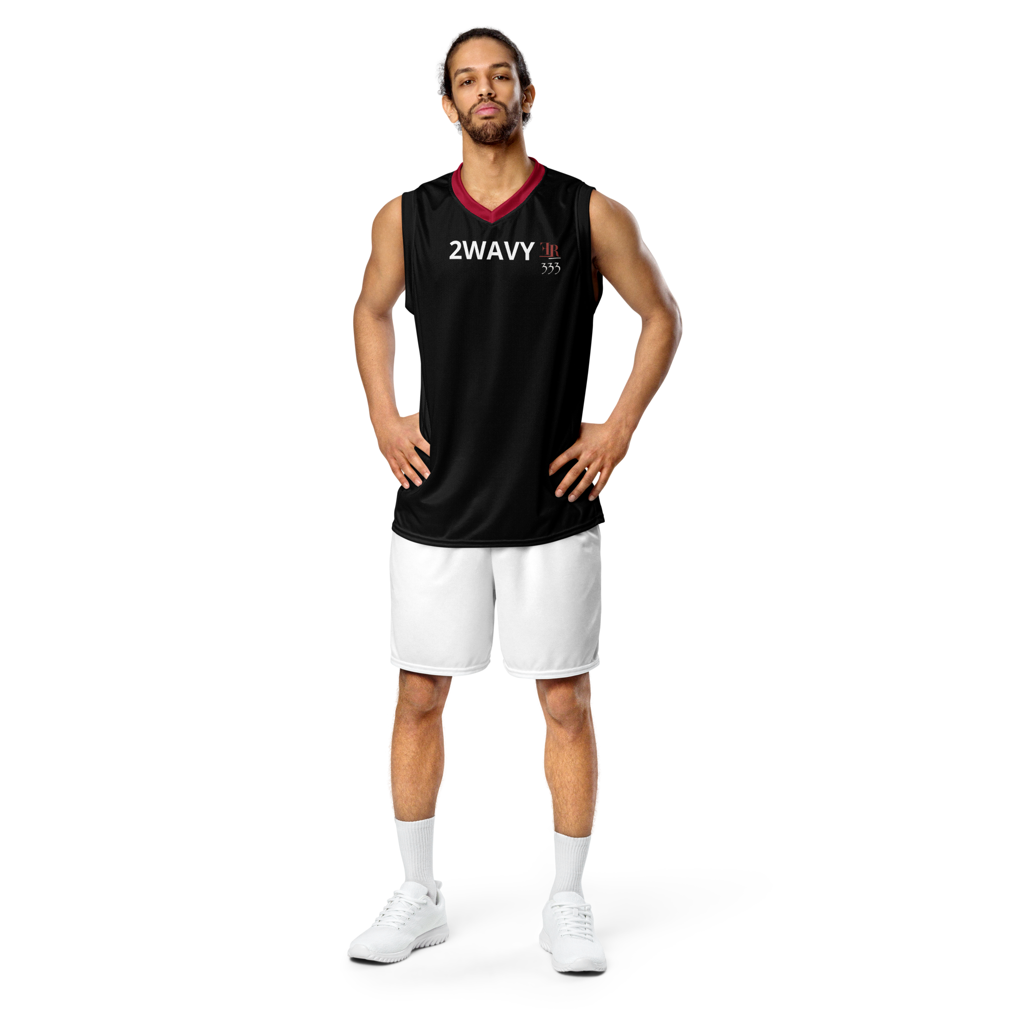 Recycled unisex basketball jersey