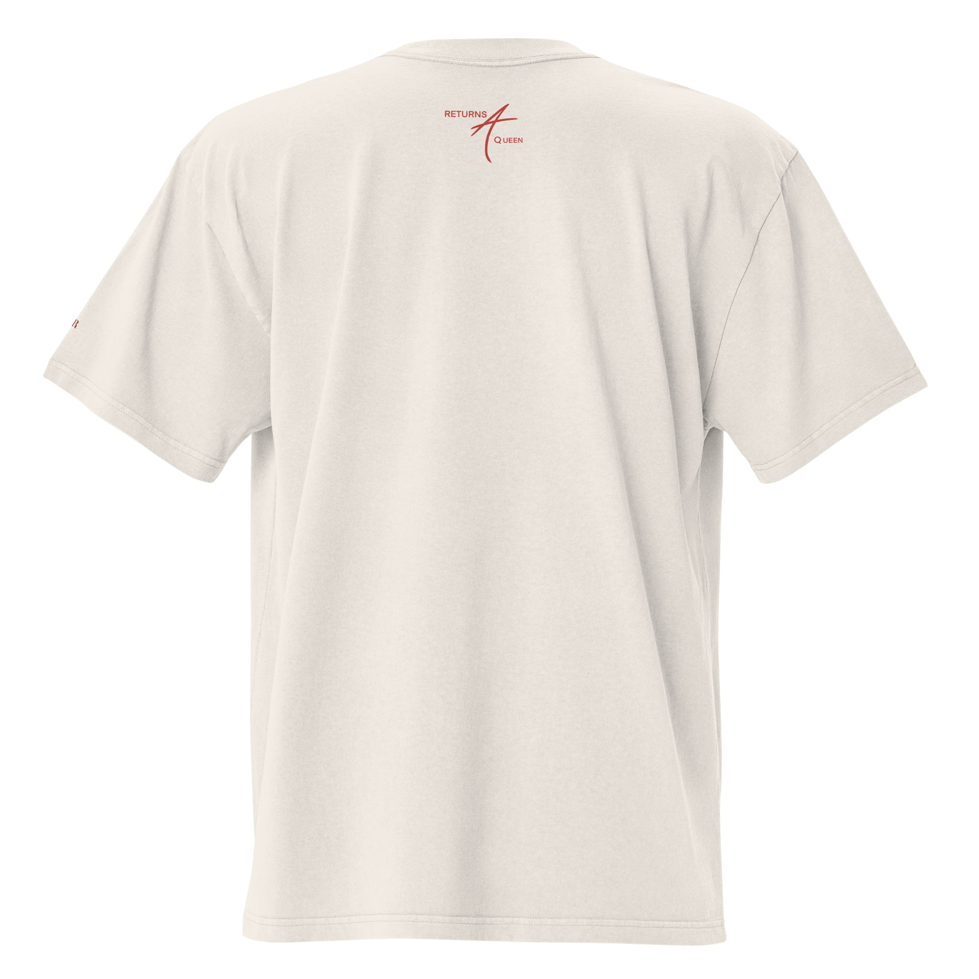 Camiseta oversize desteñida