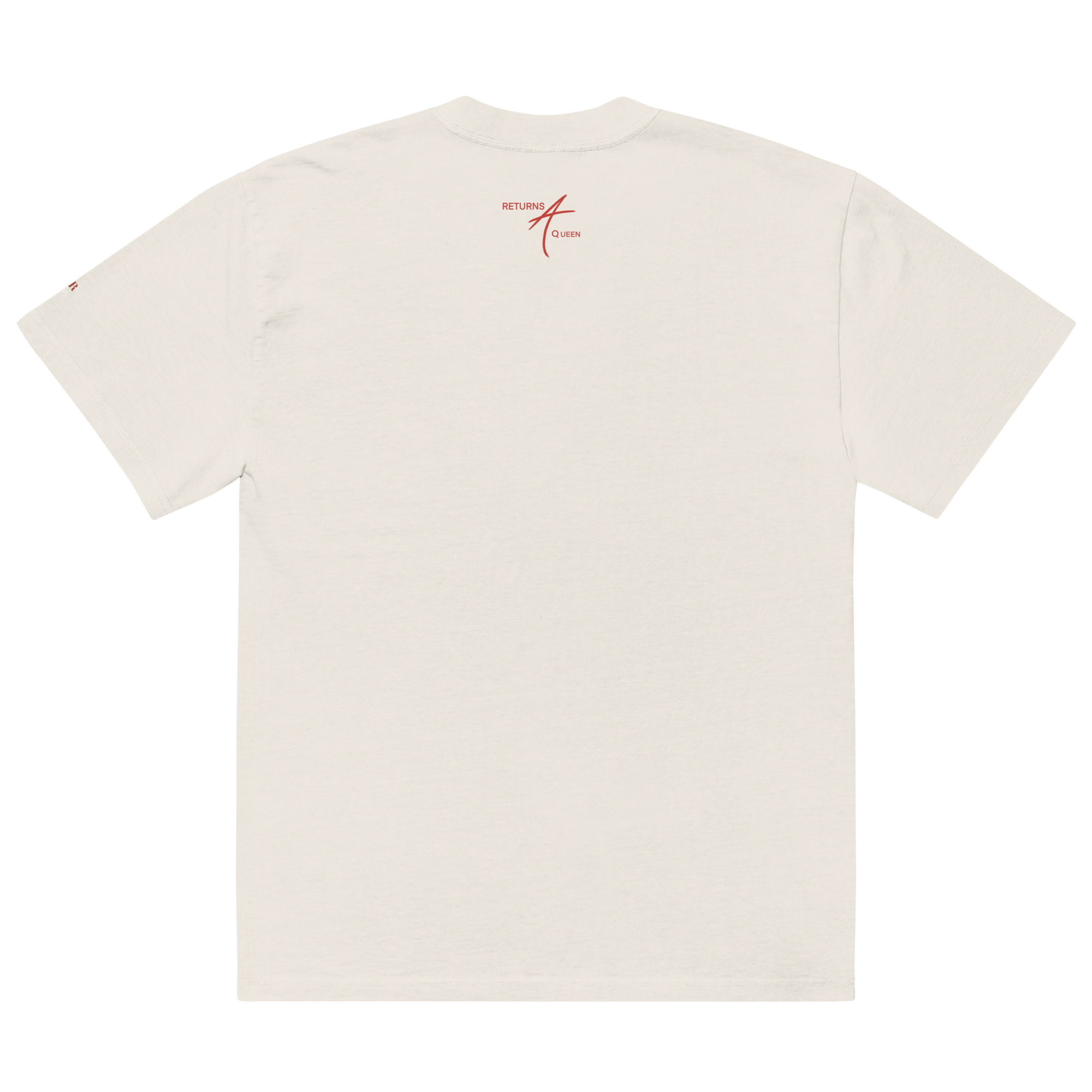 Camiseta oversize desteñida