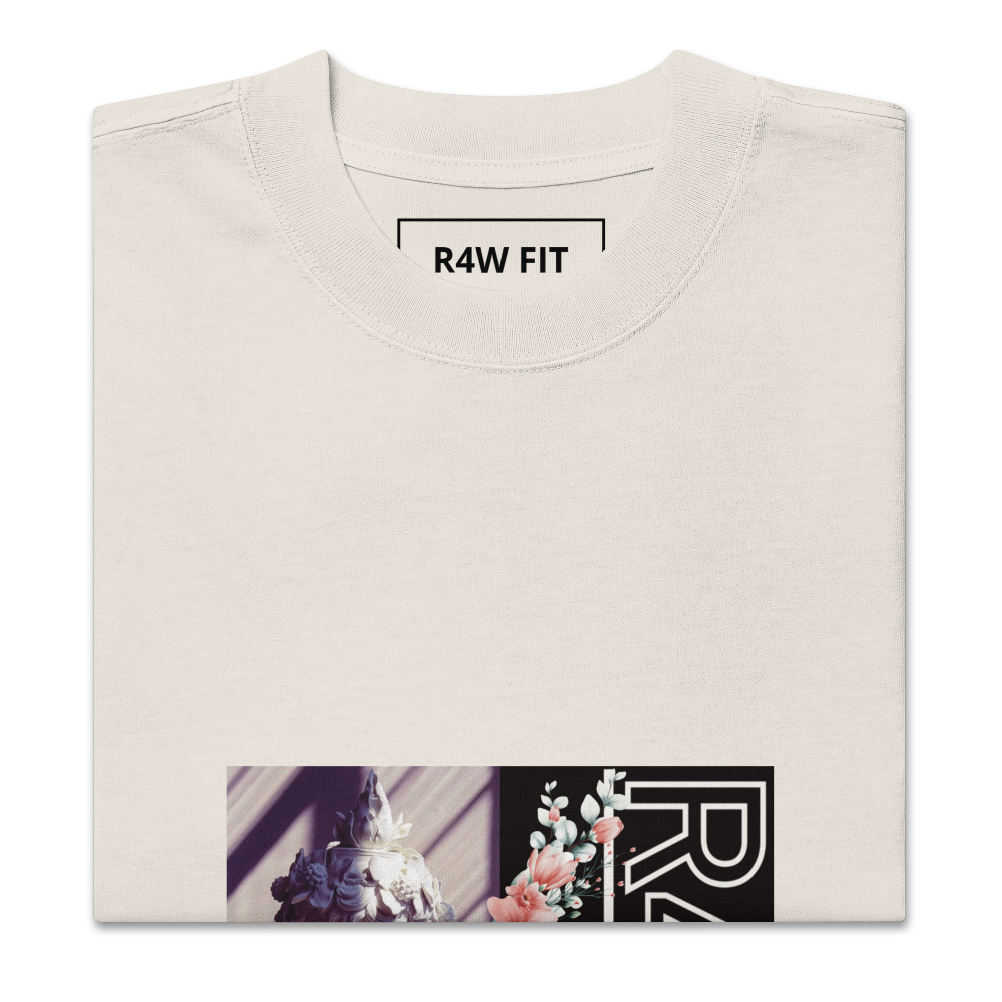 Camiseta oversize desteñida
