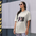 Camiseta oversize desteñida