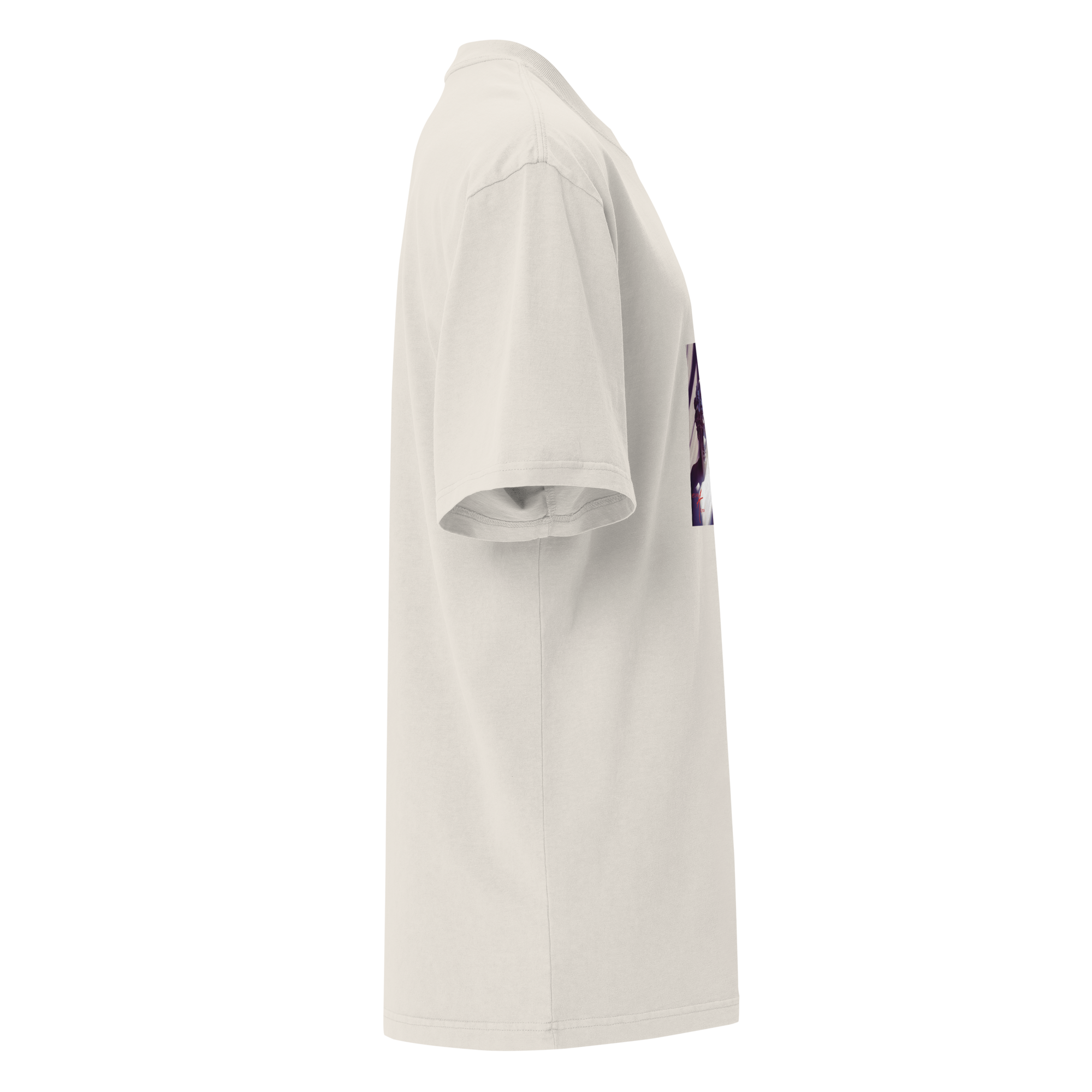 Camiseta oversize desteñida