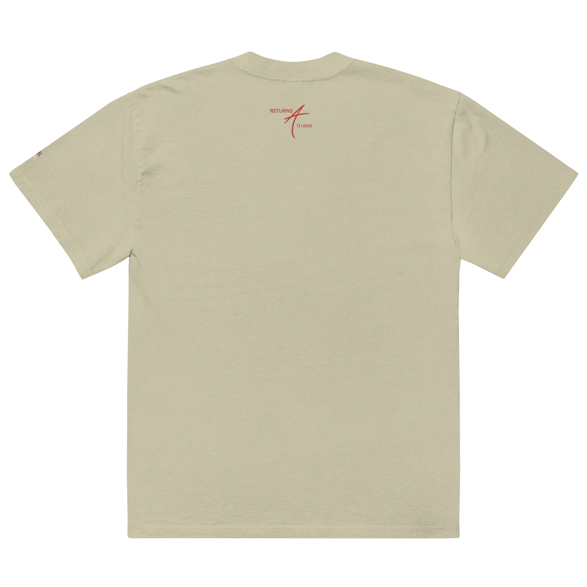Camiseta oversize desteñida