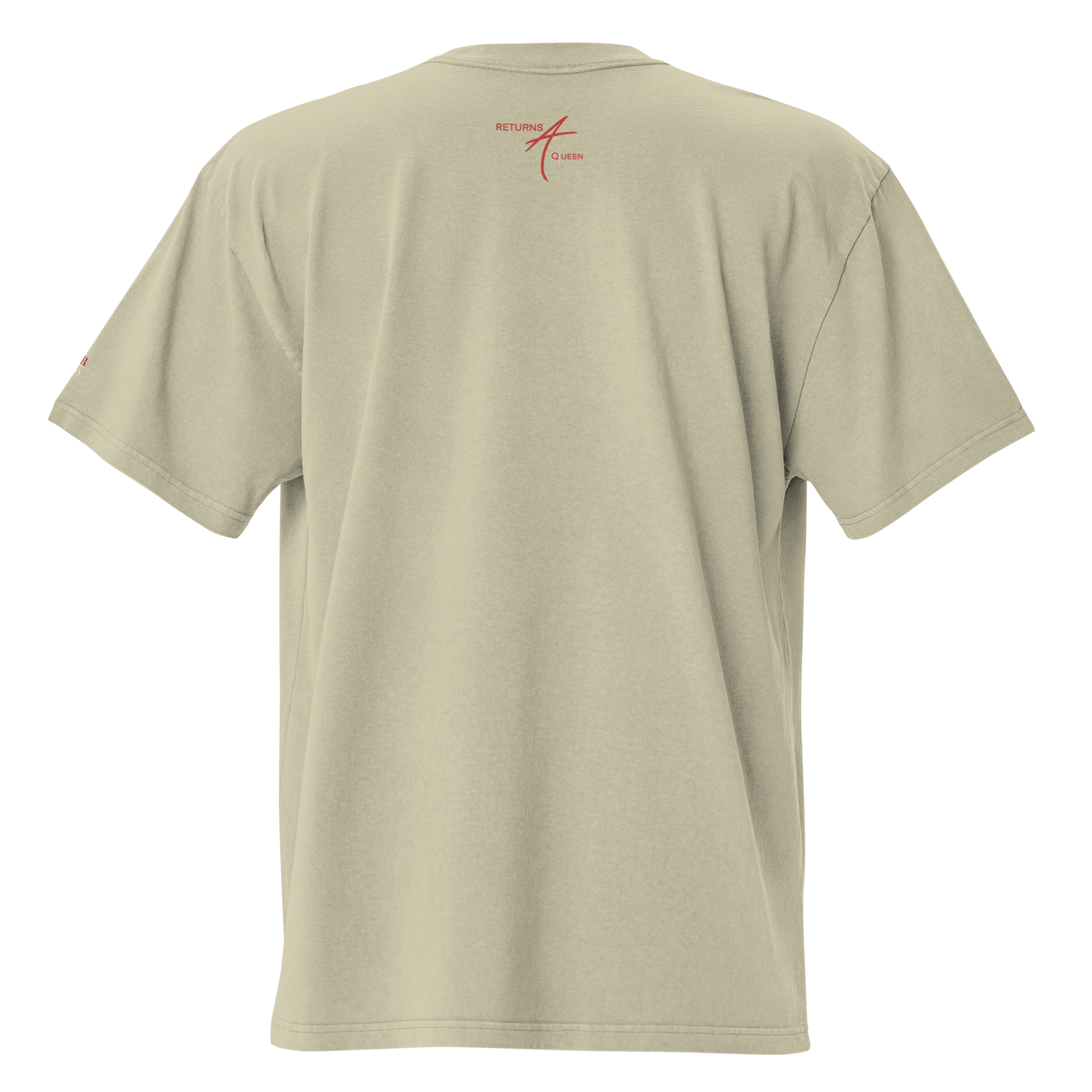 Camiseta oversize desteñida