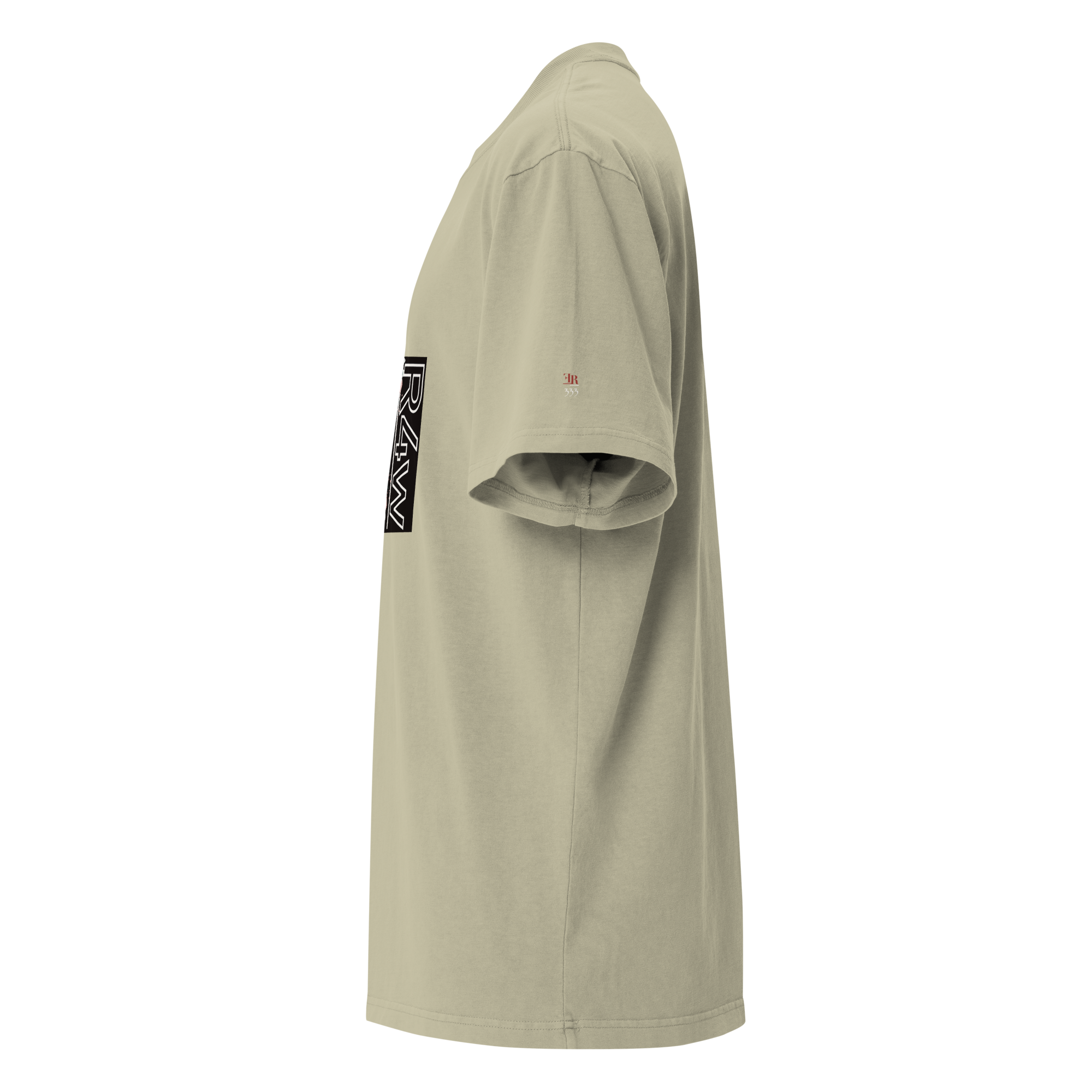 Camiseta oversize desteñida