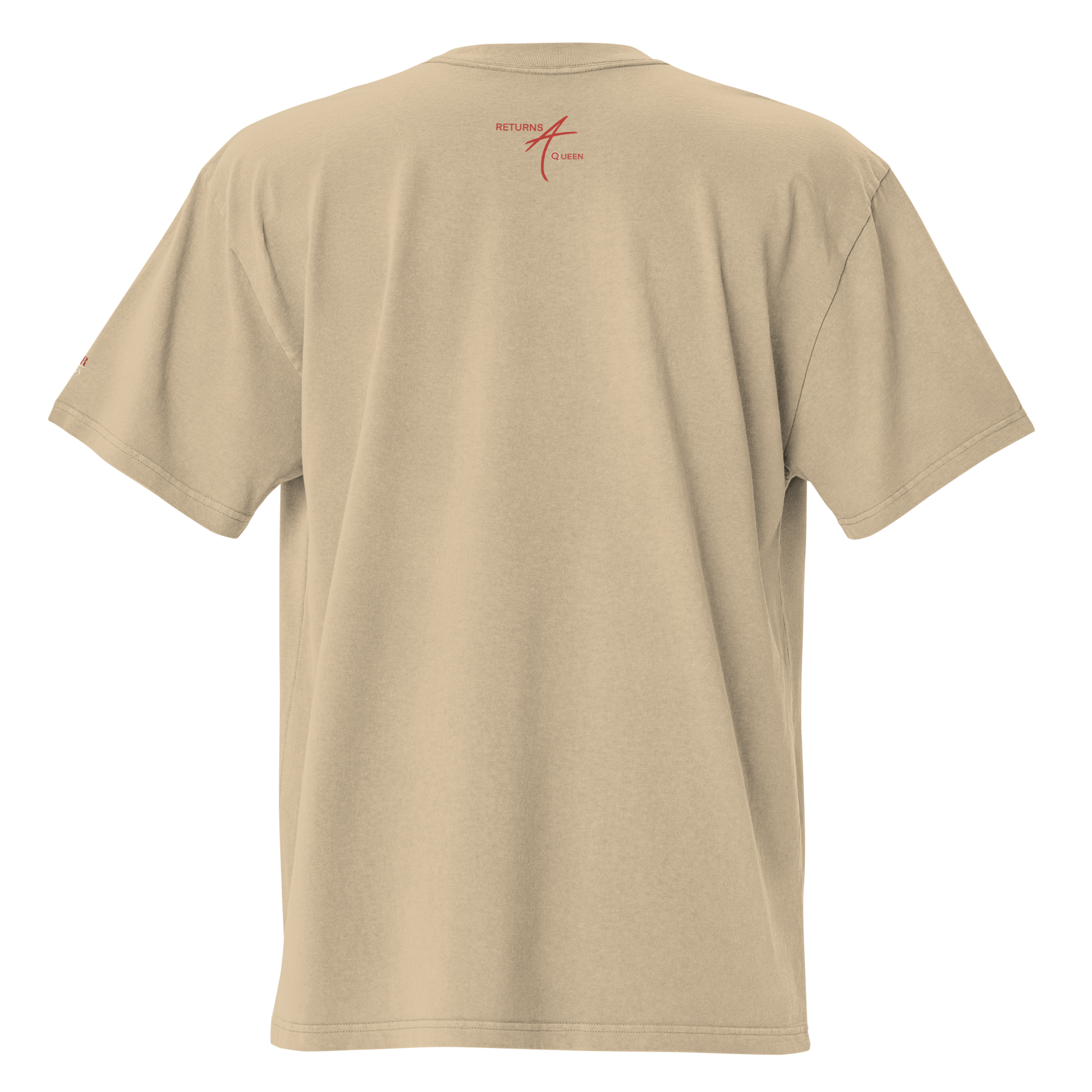 Camiseta oversize desteñida