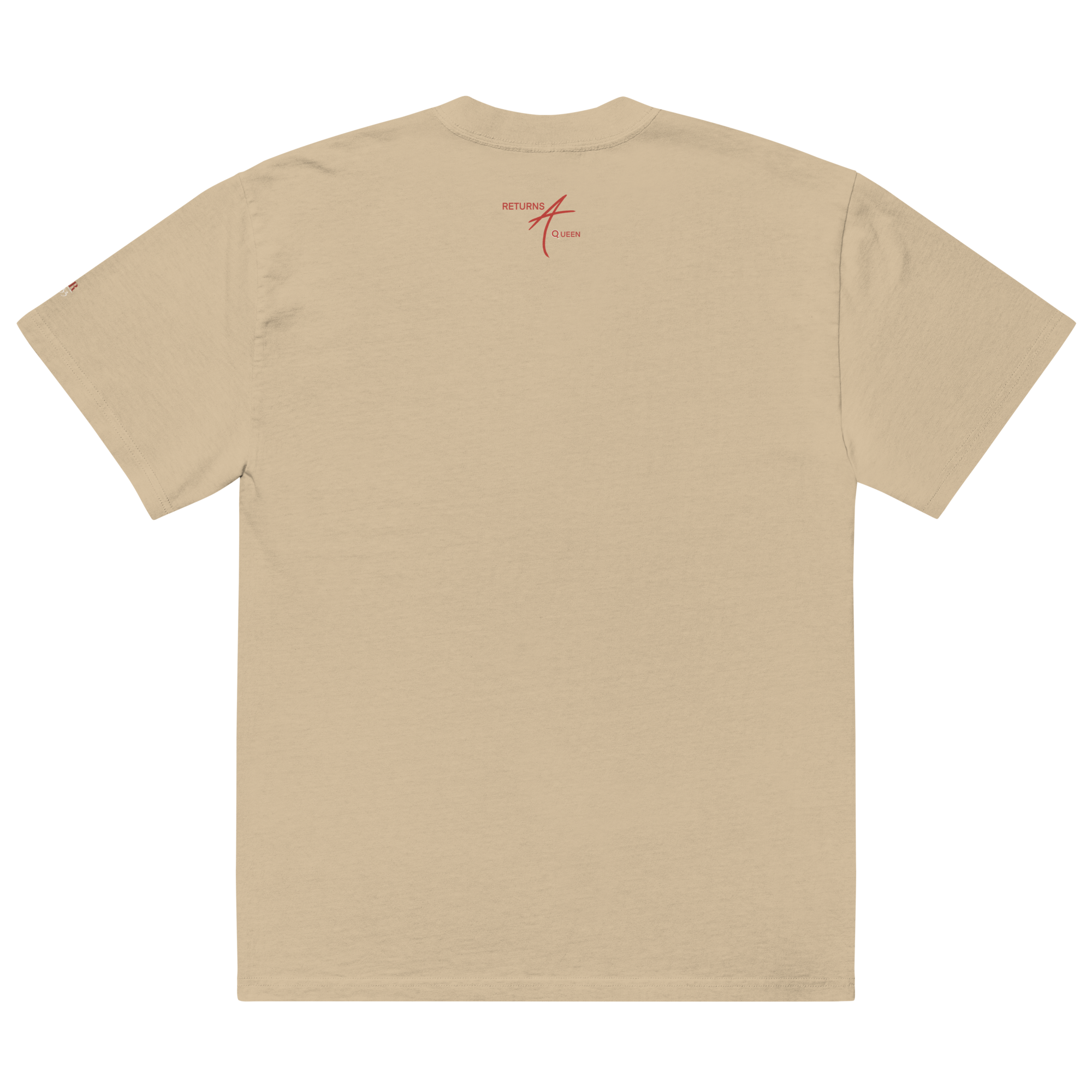 Camiseta oversize desteñida