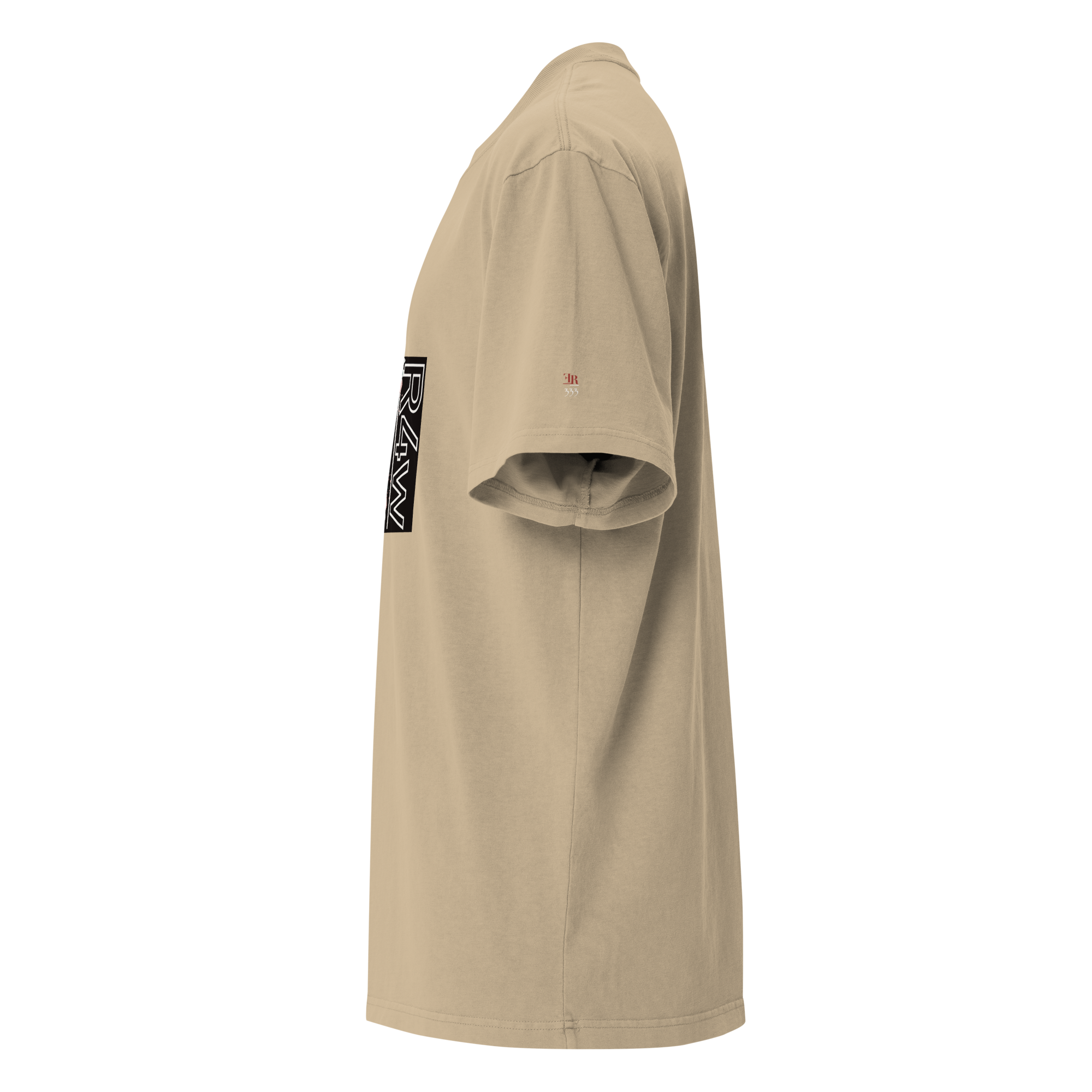Camiseta oversize desteñida