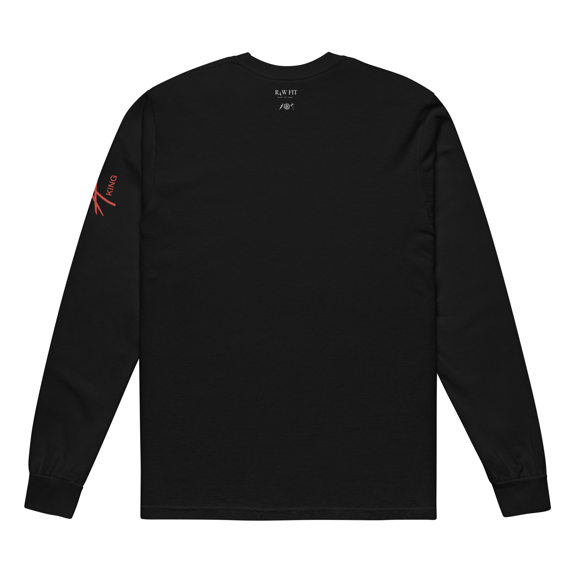 Garment-dyed heavyweight long-sleeve shirt