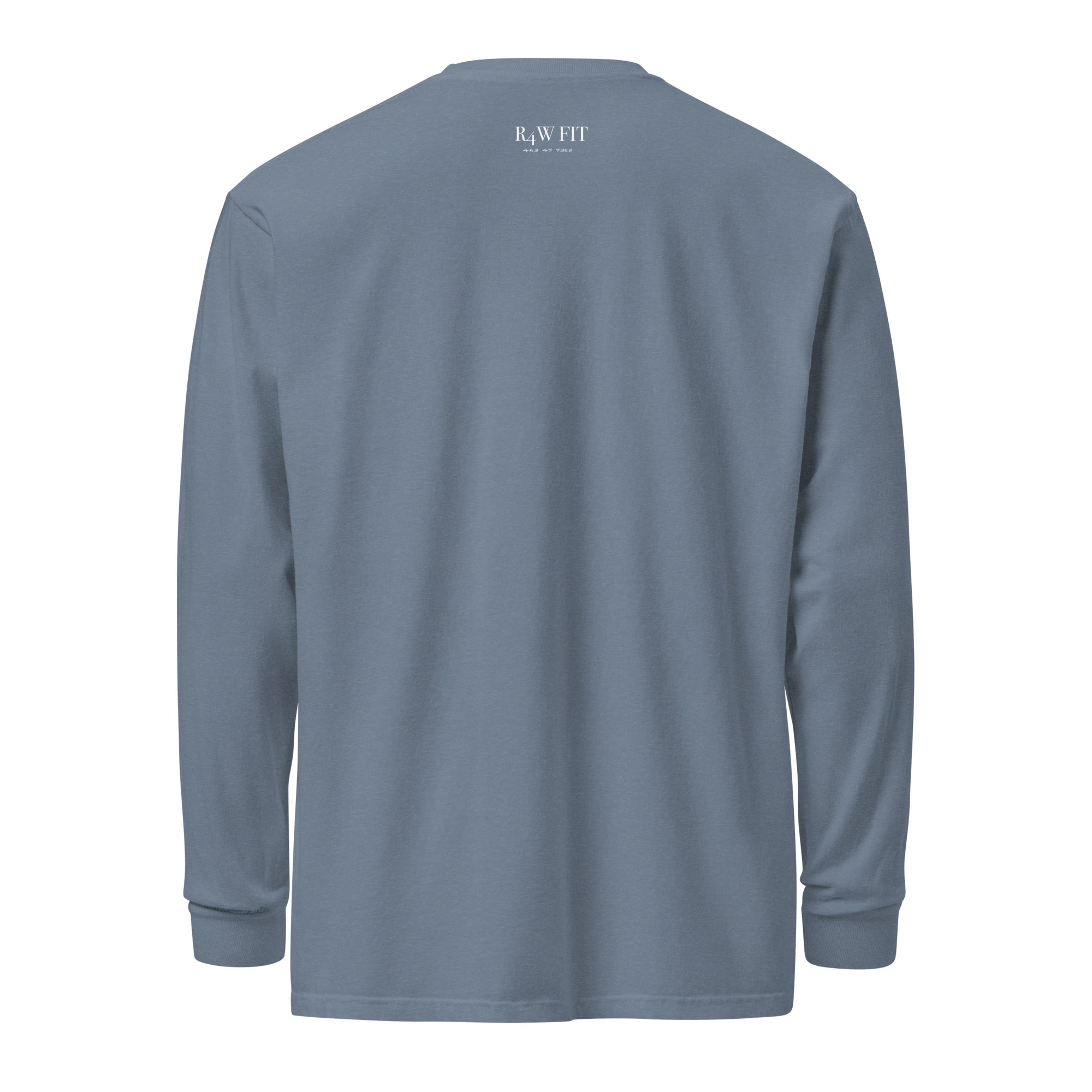 Garment-dyed heavyweight long-sleeve shirt