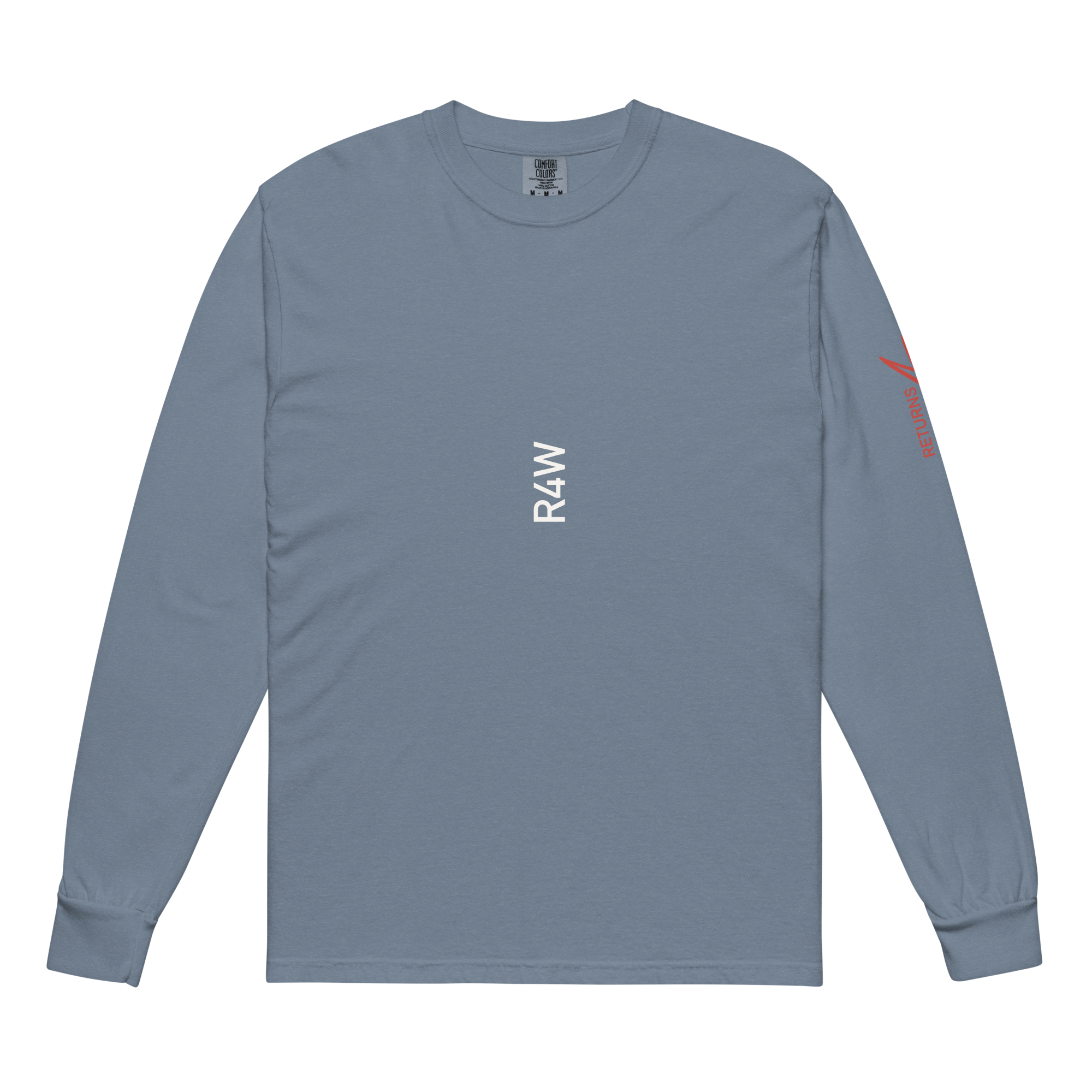 Garment-dyed heavyweight long-sleeve shirt