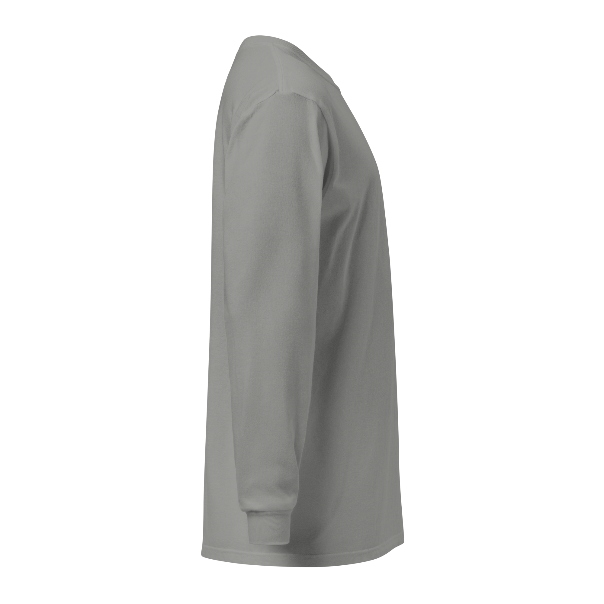 Garment-dyed heavyweight long-sleeve shirt