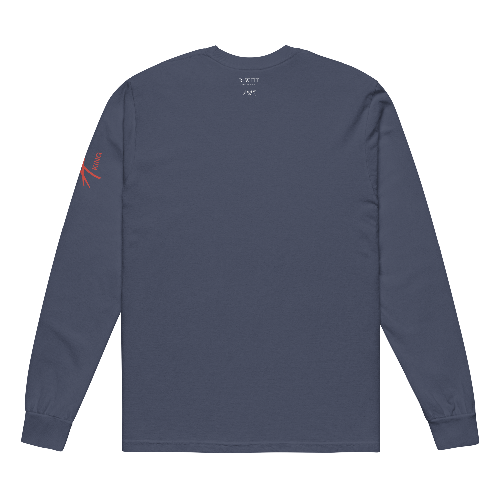 Garment-dyed heavyweight long-sleeve shirt