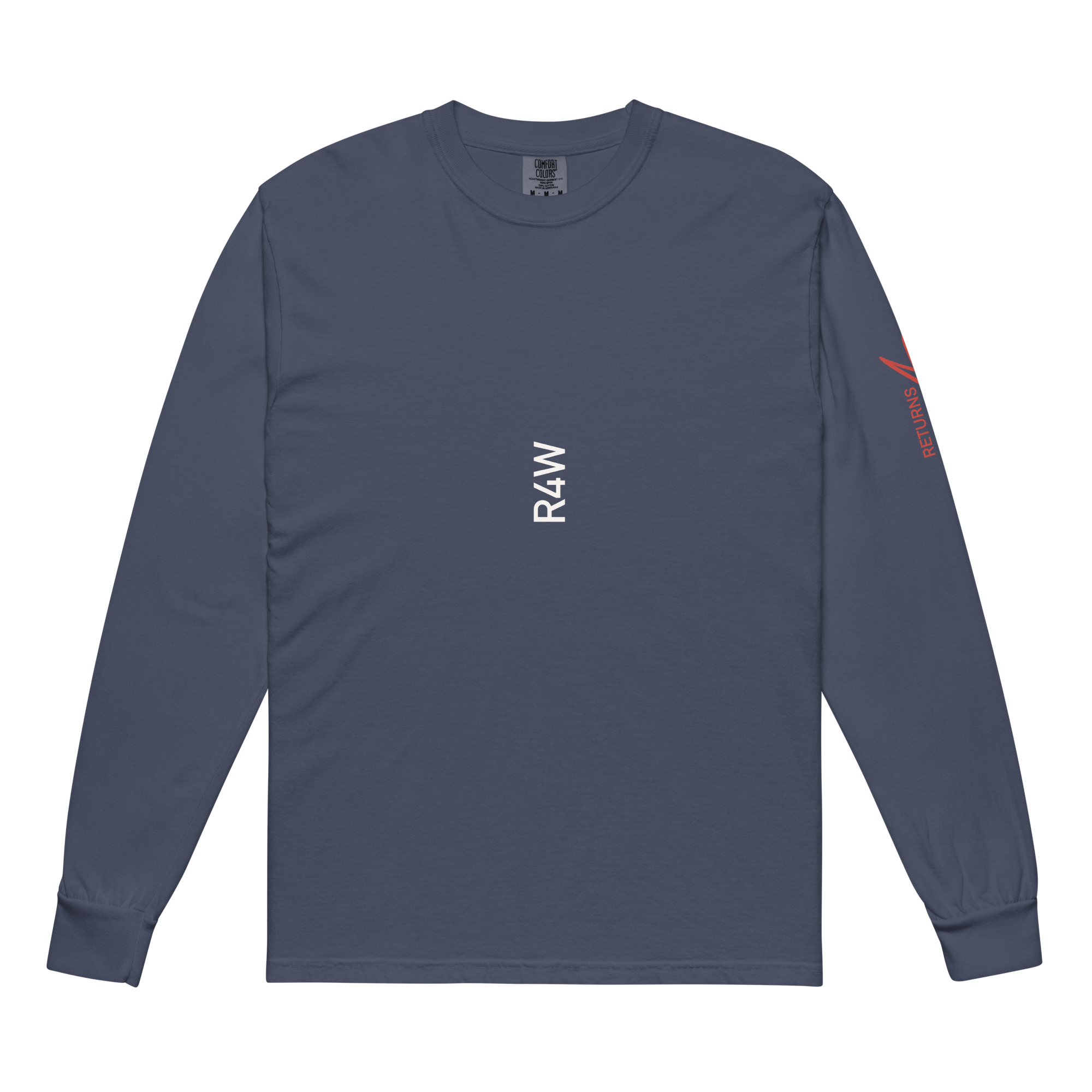Garment-dyed heavyweight long-sleeve shirt