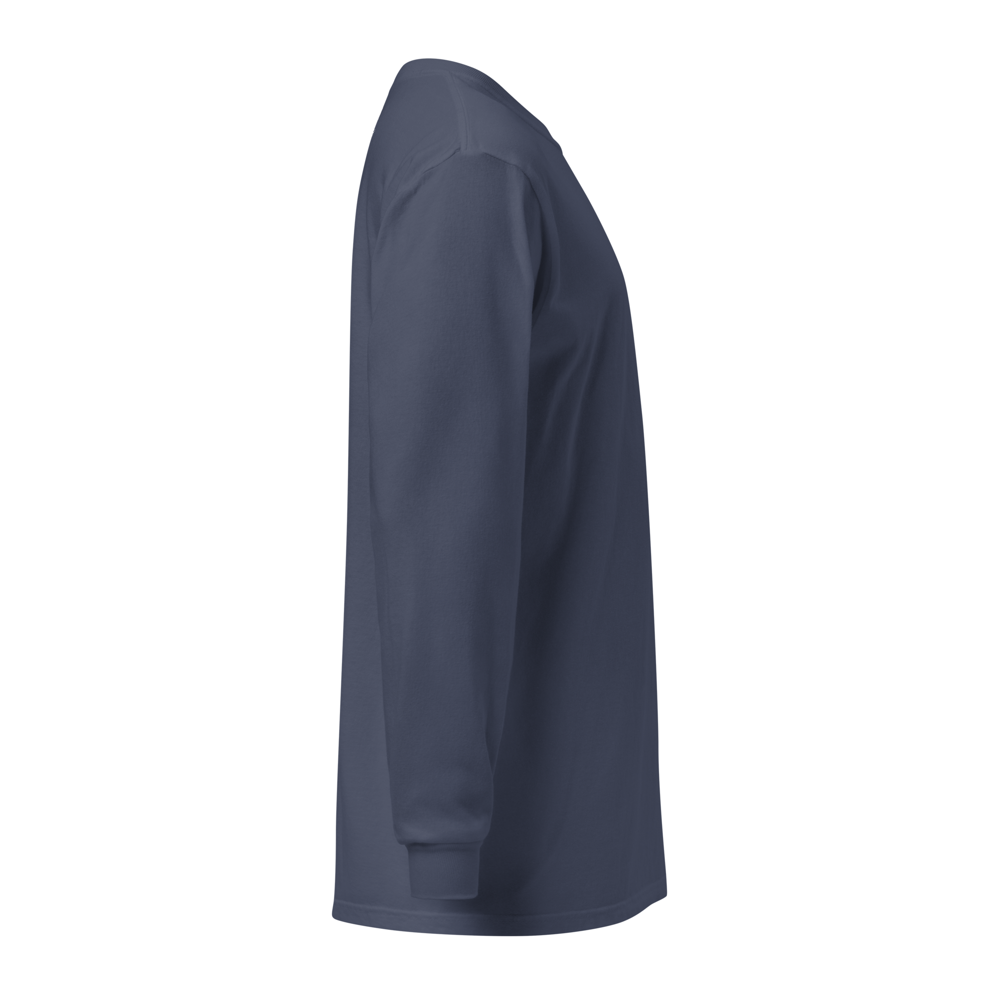 Garment-dyed heavyweight long-sleeve shirt